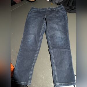 Lane Bryant Size 18R Skinny Jeans Tighter Tummy Control Band  36"W 28"Inseam